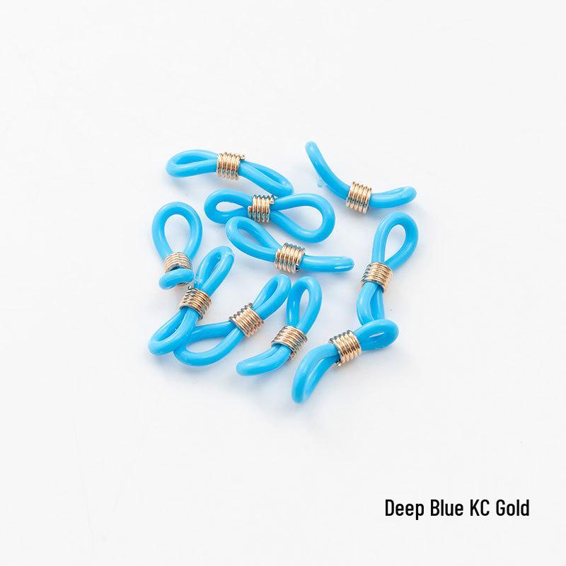 Lanț colorat din silicon pentru ochelari - Anti-alunecare, Anti-pierdere, Accesoriu pentru mască și ochelari cu cataramă de conectare