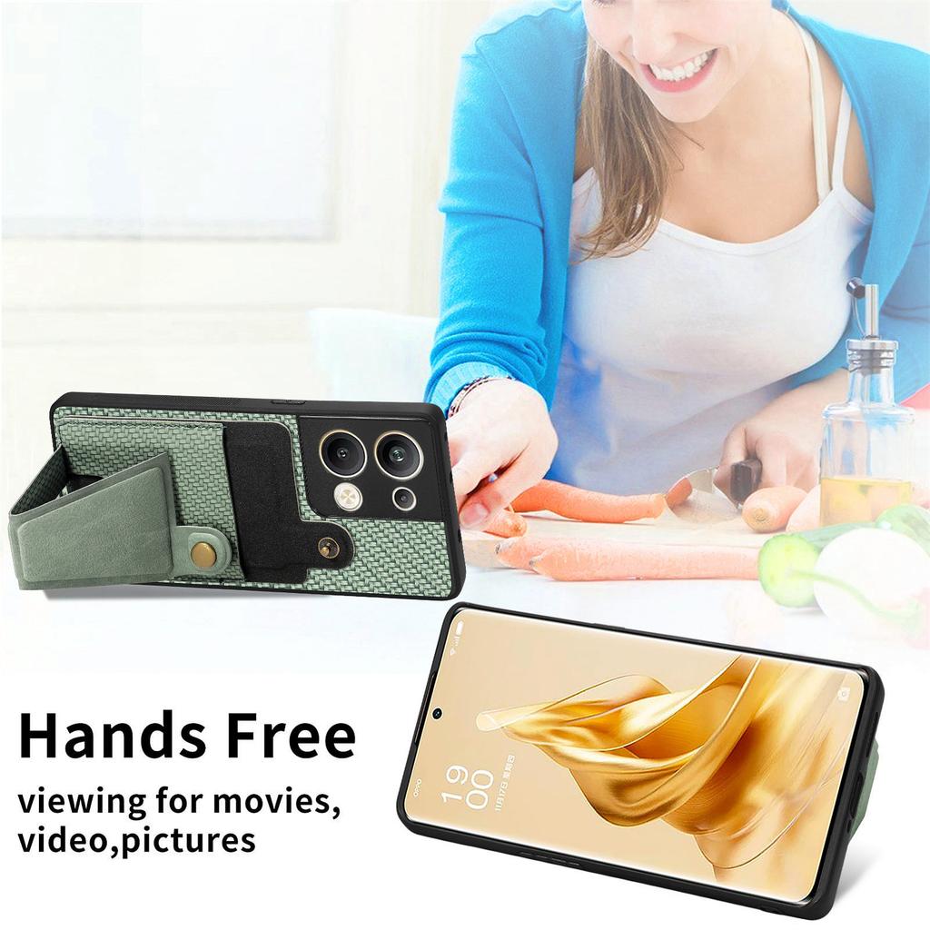 Applicable To OPPO Reno1T Creative Mobile Phone Case Realme11 Card Mobile Phone Case A11 Bracket Anti-drop Protective Case