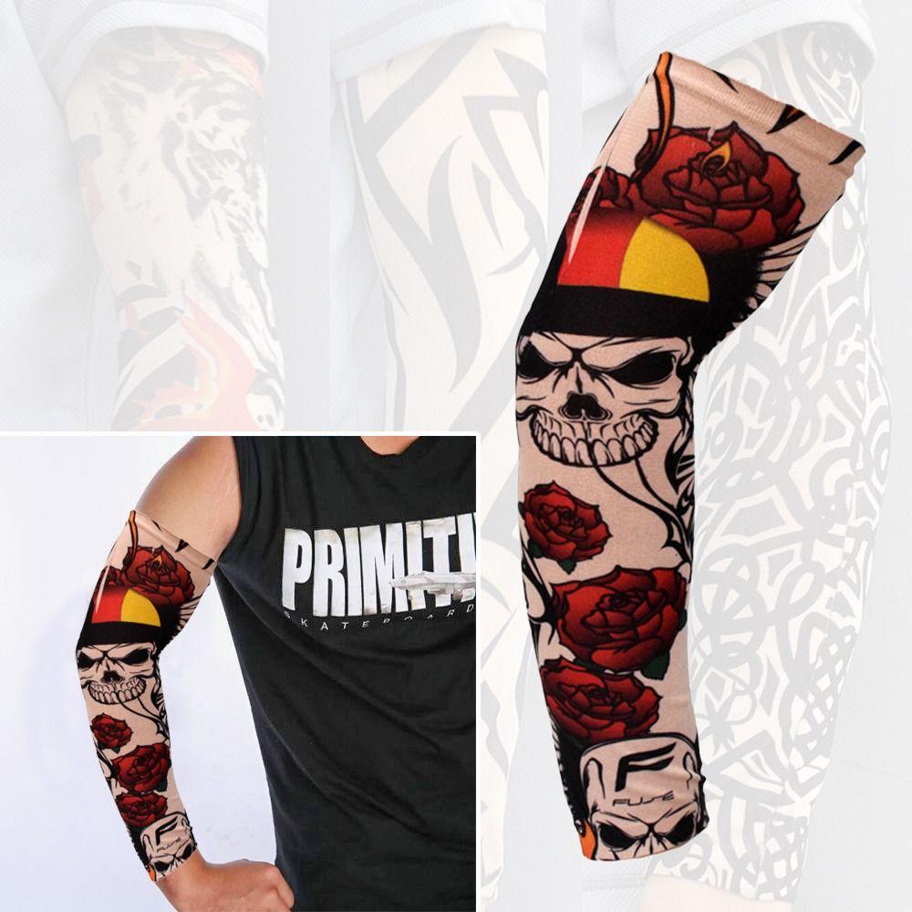 1 ks Květinové návleky na ruce s ochranou proti slunci Letní chladivé tetovací návleky na ruce Nový kryt na ruku