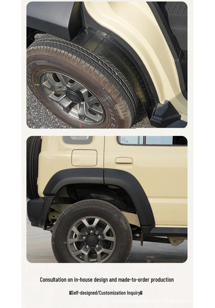 Fits '23-26 Suzuki Jimny Nomade (JC74/XL) Rear Wheel Inner Fender Liner