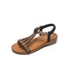 Sommer Neue Vielseitige Mode-Trend Damen Sandalen Elastisches Band Leichte Bequeme Sandalen