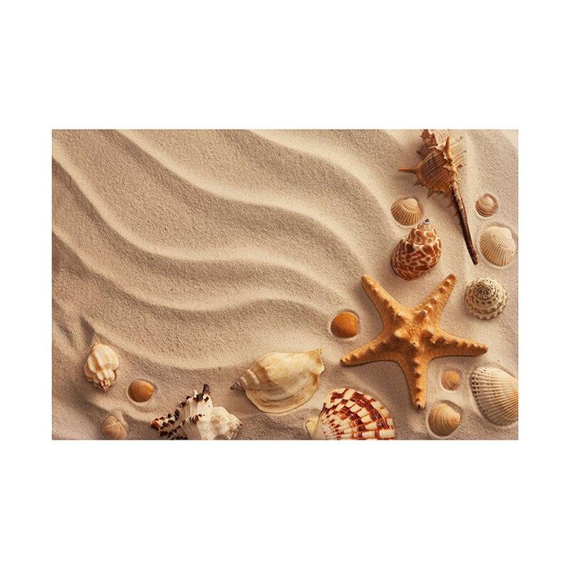 Summer Beach Photography Backdrop Seaside Beach Sand Starfish Shell Baby Birthday Holiday Party Background Photo Studio