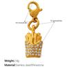 Cute Sweet Wind Pizza Candy Food Series Lobster Buckle Pendant Diy Bracelet Necklace Exquisite Accessories