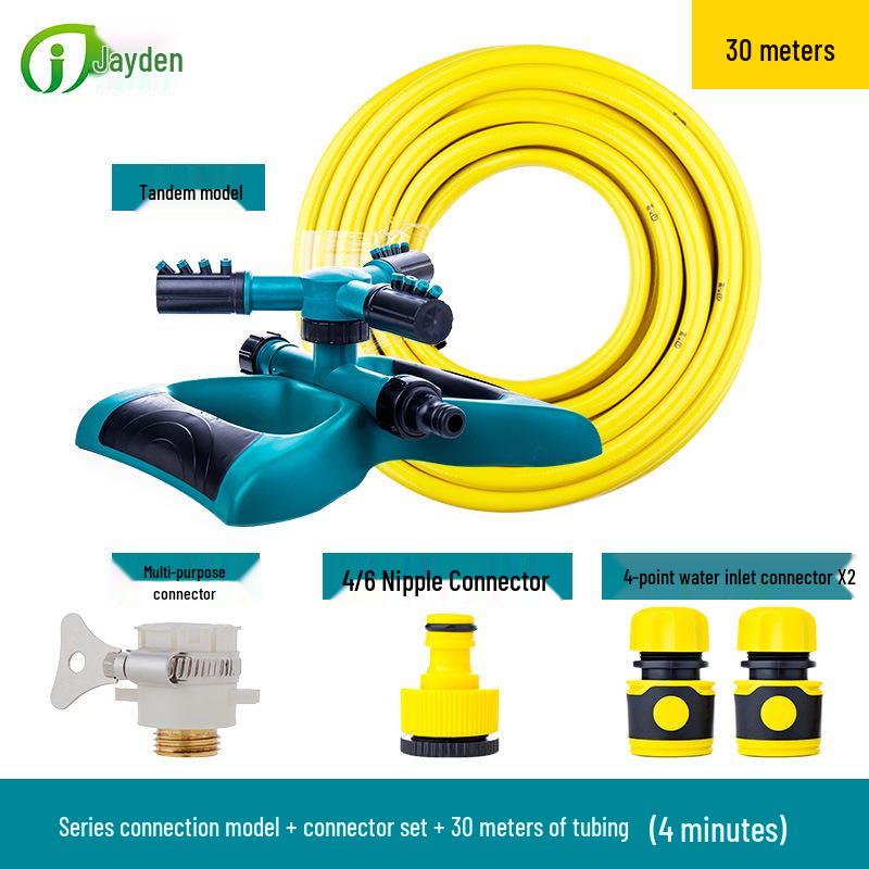 360° Garden Rotating Sprinkler for Lawn Irrigation & Roof Cooling