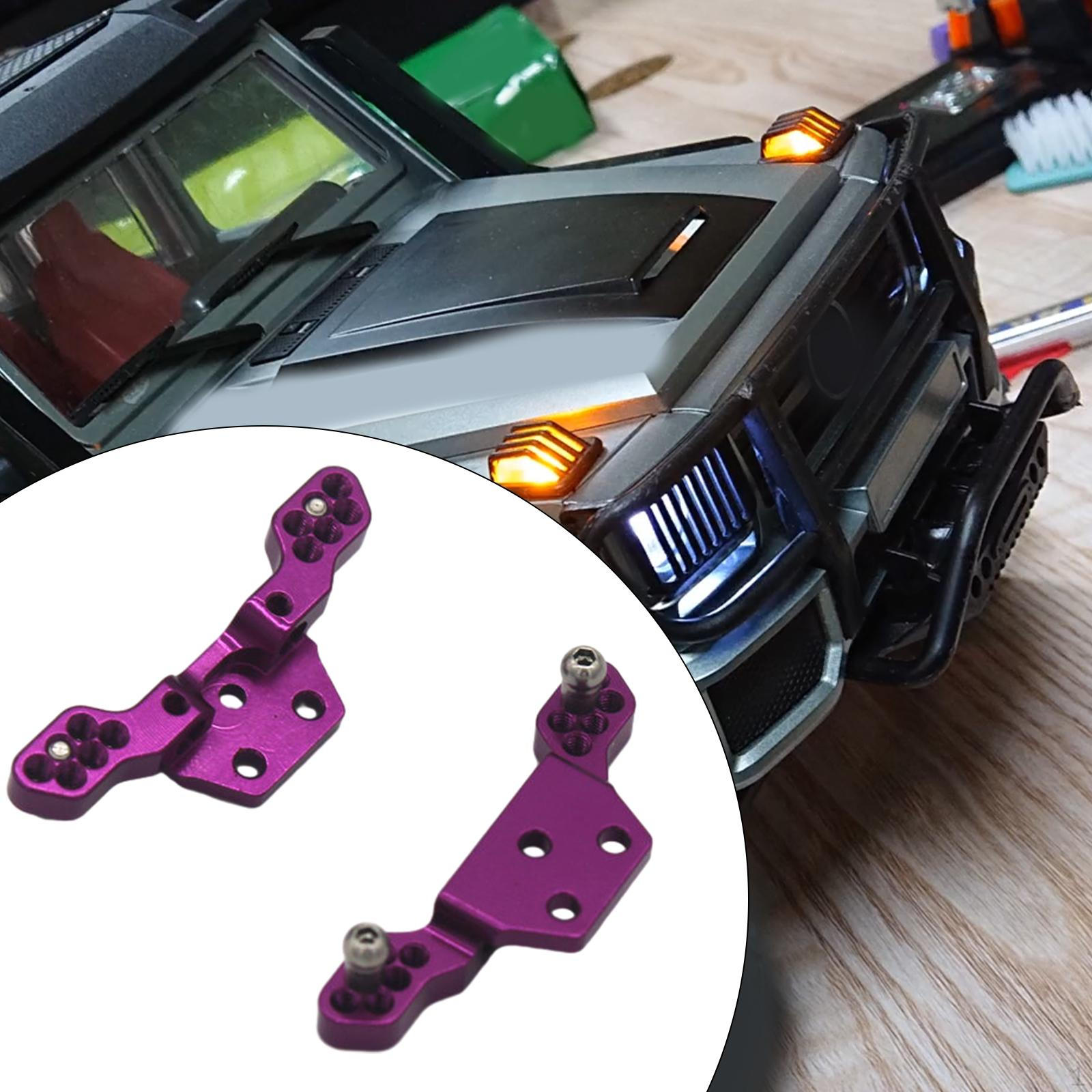 

2 шт. RC Shock Bracket Металеве кріплення Деталі оновлення для Wltoys Фіолетовий