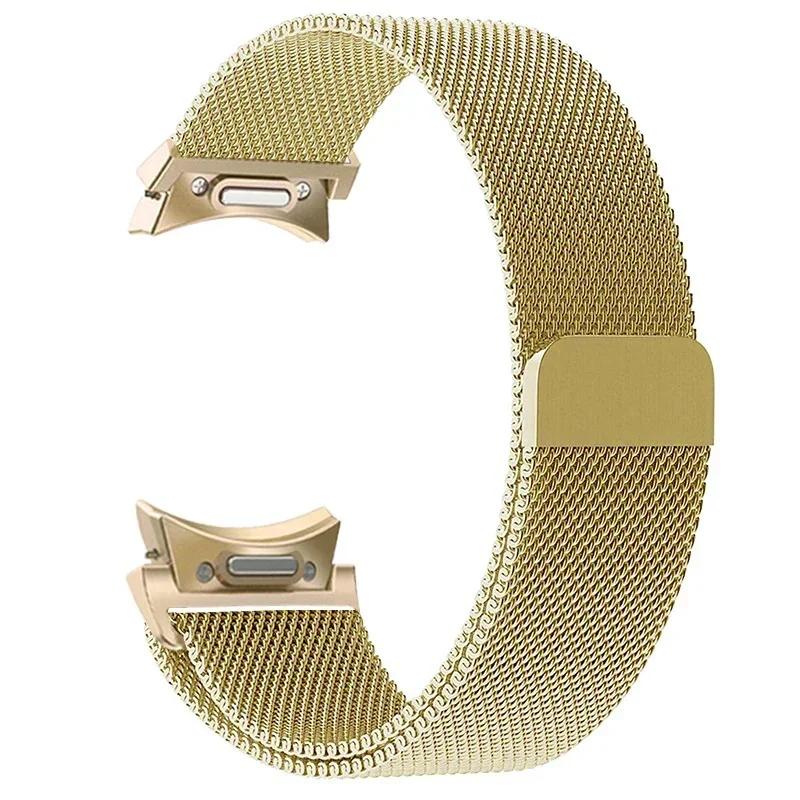 Quick Fit Milanese No Gaps Band for Samsung Galaxy Watch 7 6 5 4 Classic 43mm47mm40mm44mm42mm46mm 5Pro 45mm Magnetic Loop Strap