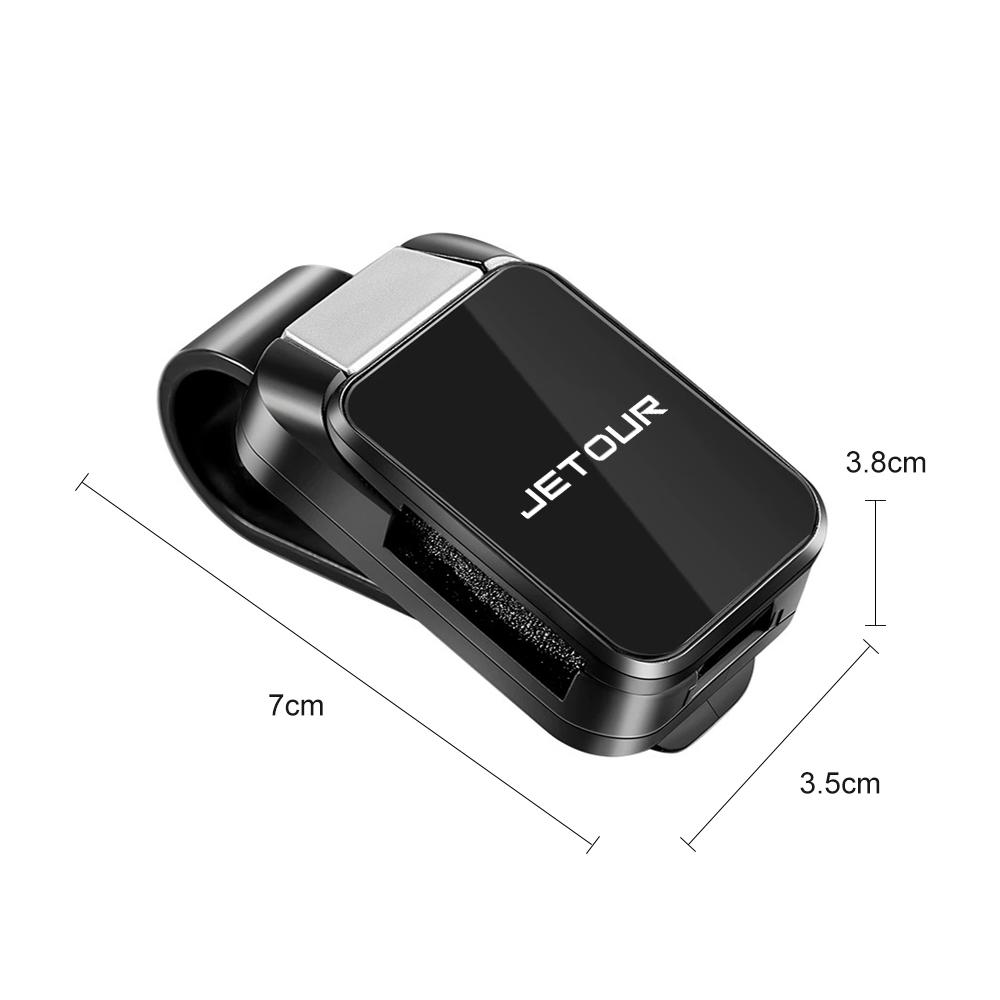 Clips Porte-Lunettes Universels pour Pare-Soleil de Voiture Pour Chery Jetour DASHING X-1Plus X70SM X90 X95 T2 Porte-Rangement Lunettes de Soleil Intérieur de Voiture