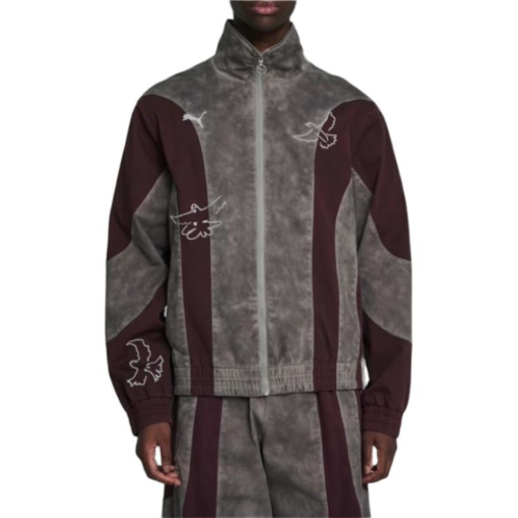 Puma x KidSuper Track Jacket Aubergine Unisex Outerwear Purple 624075-49