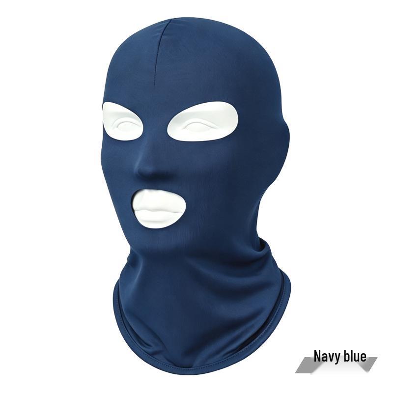 Sun Protection Ice Silk Cycling Mask - Breathable, Dustproof, Windproof, Quick-Drying Headwear for Men and Women