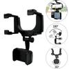 360Grad Handyhalter Rückspiegel Halterung Navigation GPS Mobiler Ständer Clip Faltbar Verstellbar Auto Handy Halterung