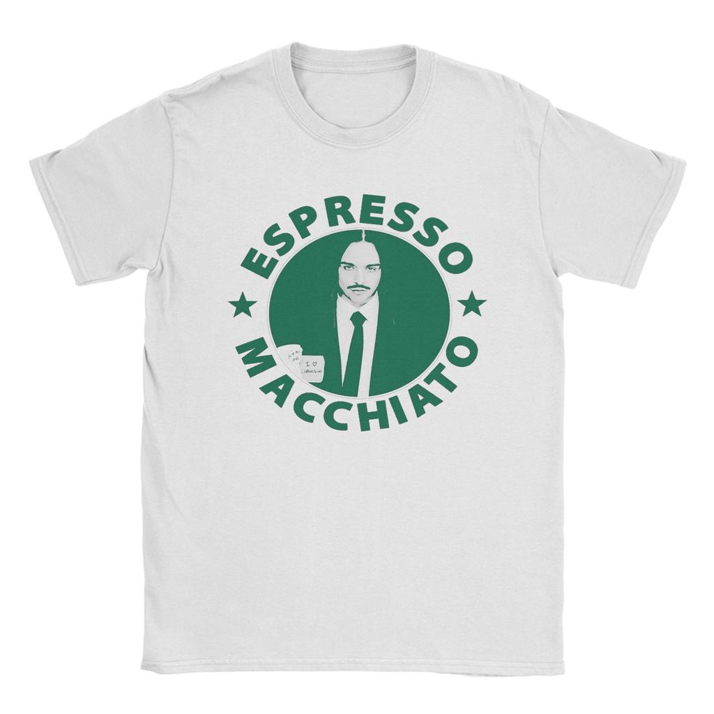 Tommy Cash Espresso Macchiato T Shirts Men Cotton T-Shirt O Neck Eurovisions 2025 Estonia Tee Shirt Short Sleeve Clothes Summer