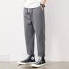 Casual Pants Spring and Autumn Thin Pants Men's Ins Guochao Overalls Simple and Loose 9-point Tide Brand Straight Nine-point Pants