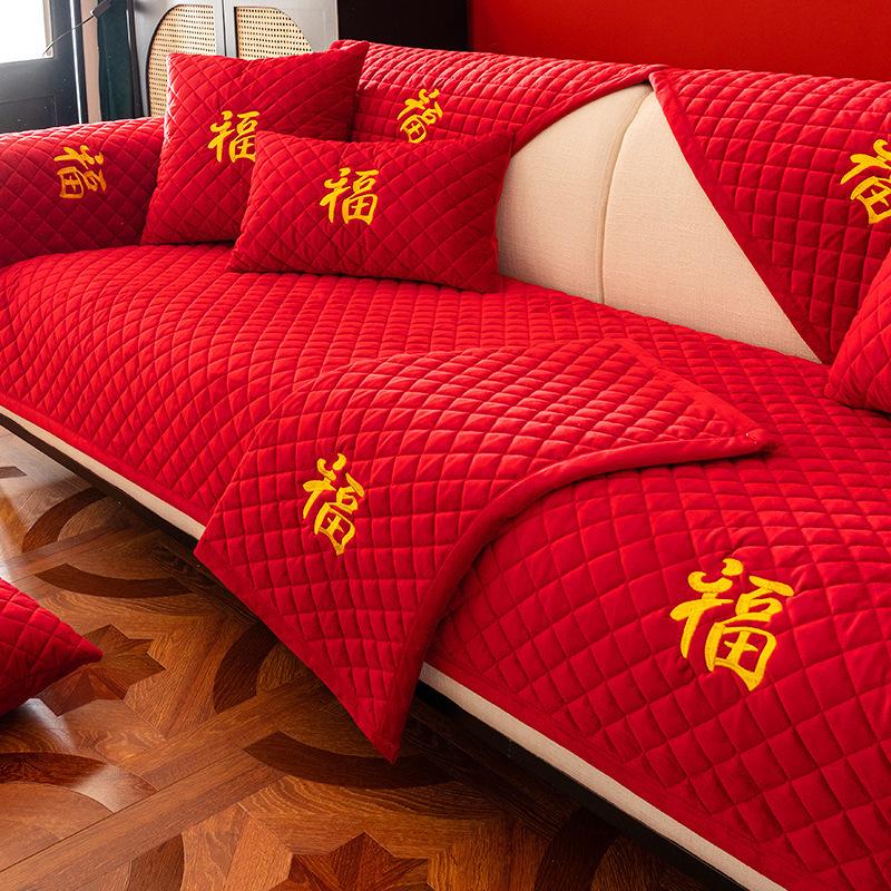 

Красная подушка для дивана для свадебного торжества, универсальная свадебная красная подушка для дивана, простая современная подушка, винтажная свадебная подушка 70*70cm