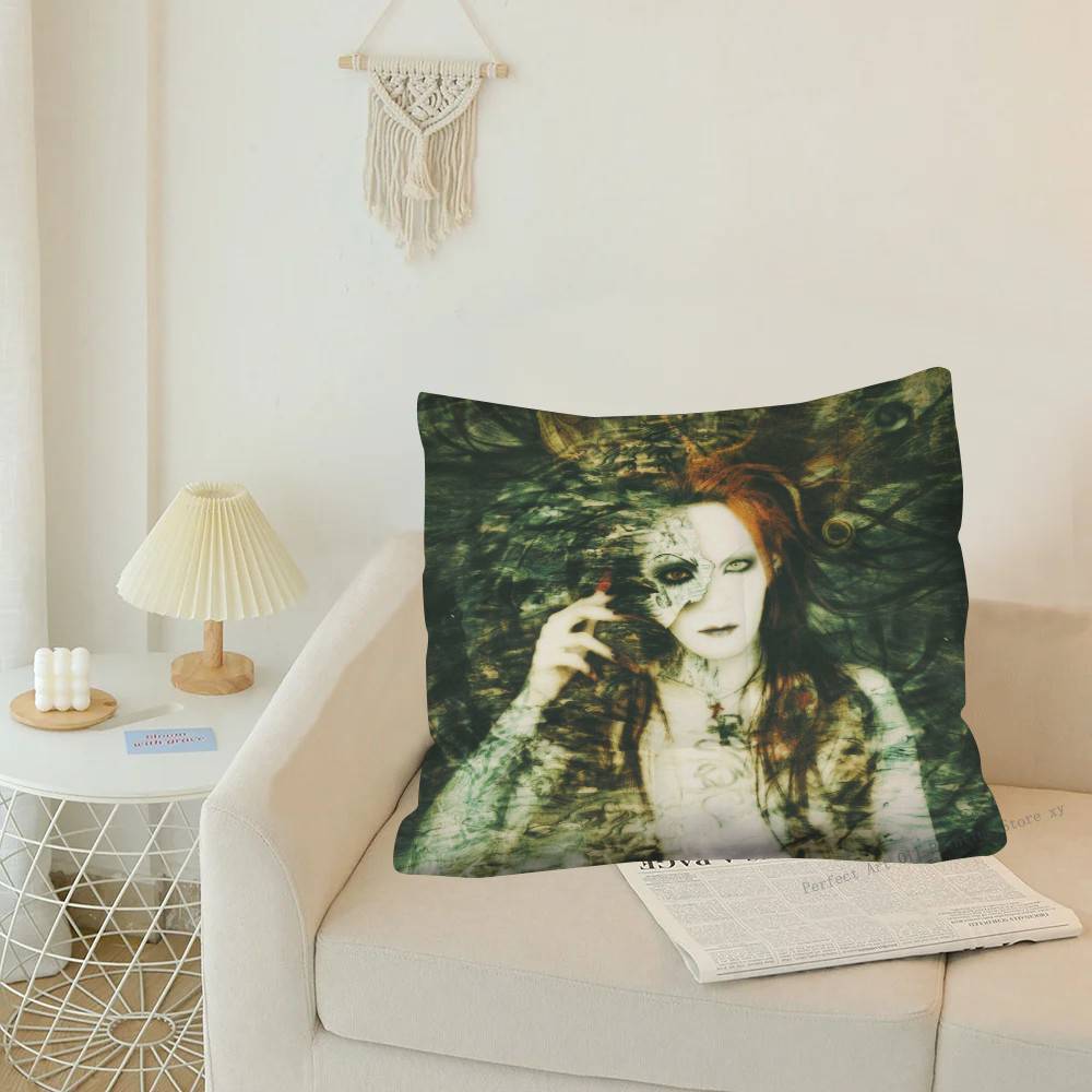 1Pc V-Visuals R-Rocks Band Malices Mizesr Pillow Case Fashion Square Pillowcase Bedroom Sofa Room Ins Decoration Leisure