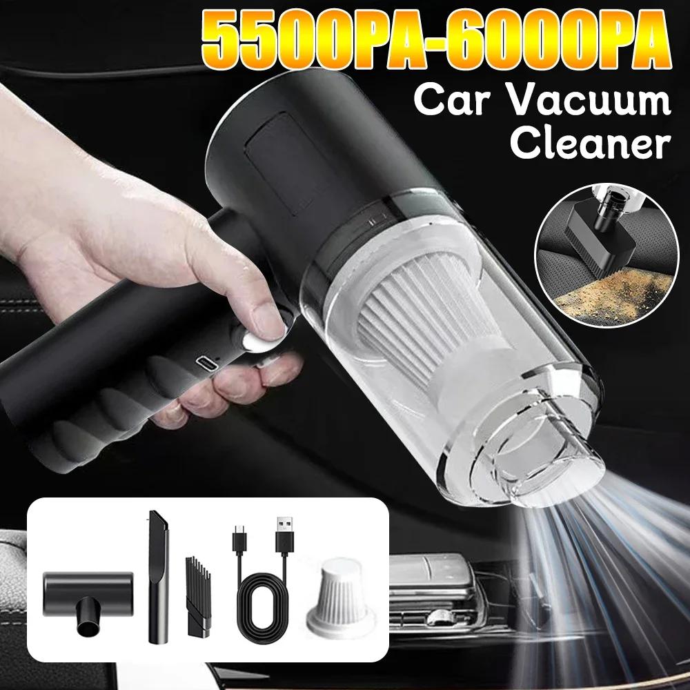 Car Vacuum Cleaner Powerful Cleaning Machine Handheld Car Vacuum Rechargeable Wireless Cleaner For Car Home Pet Hair Amagi