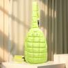 Women Quilted Chest Bag Cloud Waist Bag Adjustable Strap Puffer Crossbody Sling Bags Travel Fanny Pack Outdoor Travel Bags