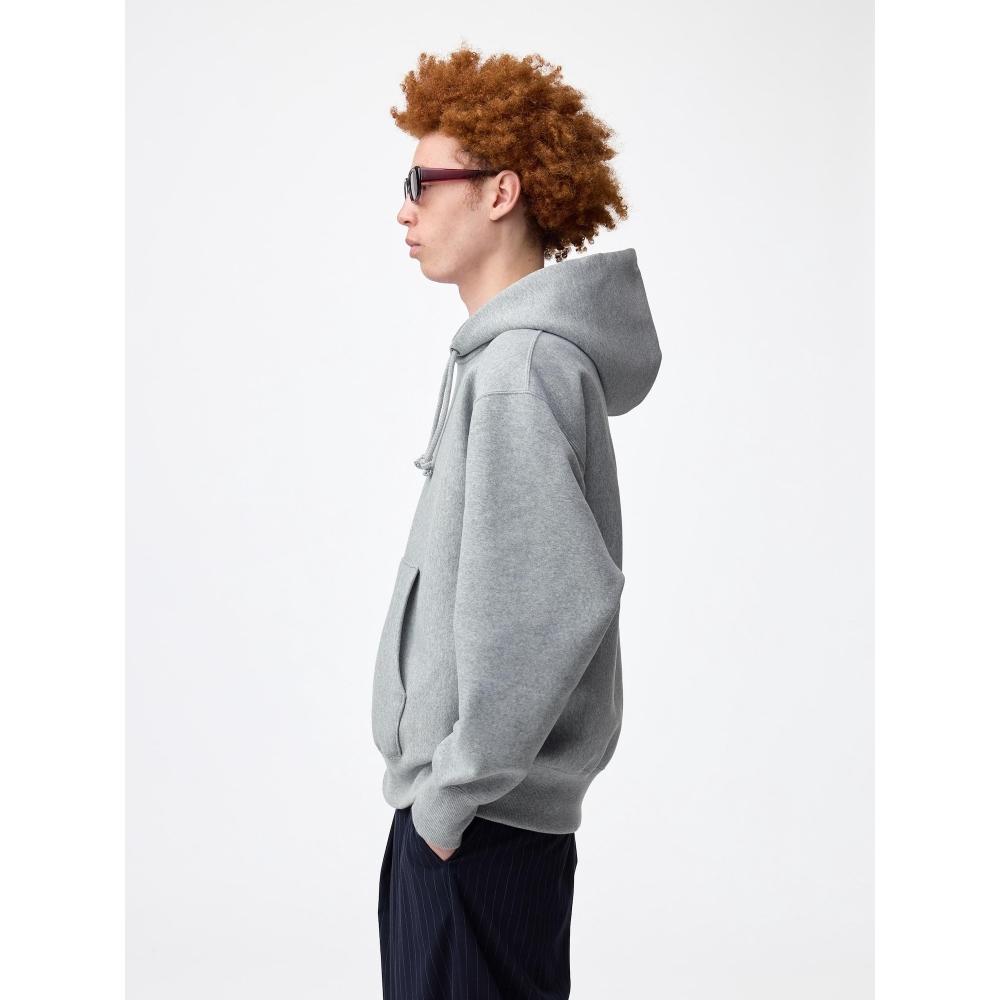 Gu By Uniqlo Heavyweight Sweat Parka Long Sleeve  Setup Available  2025 Winter