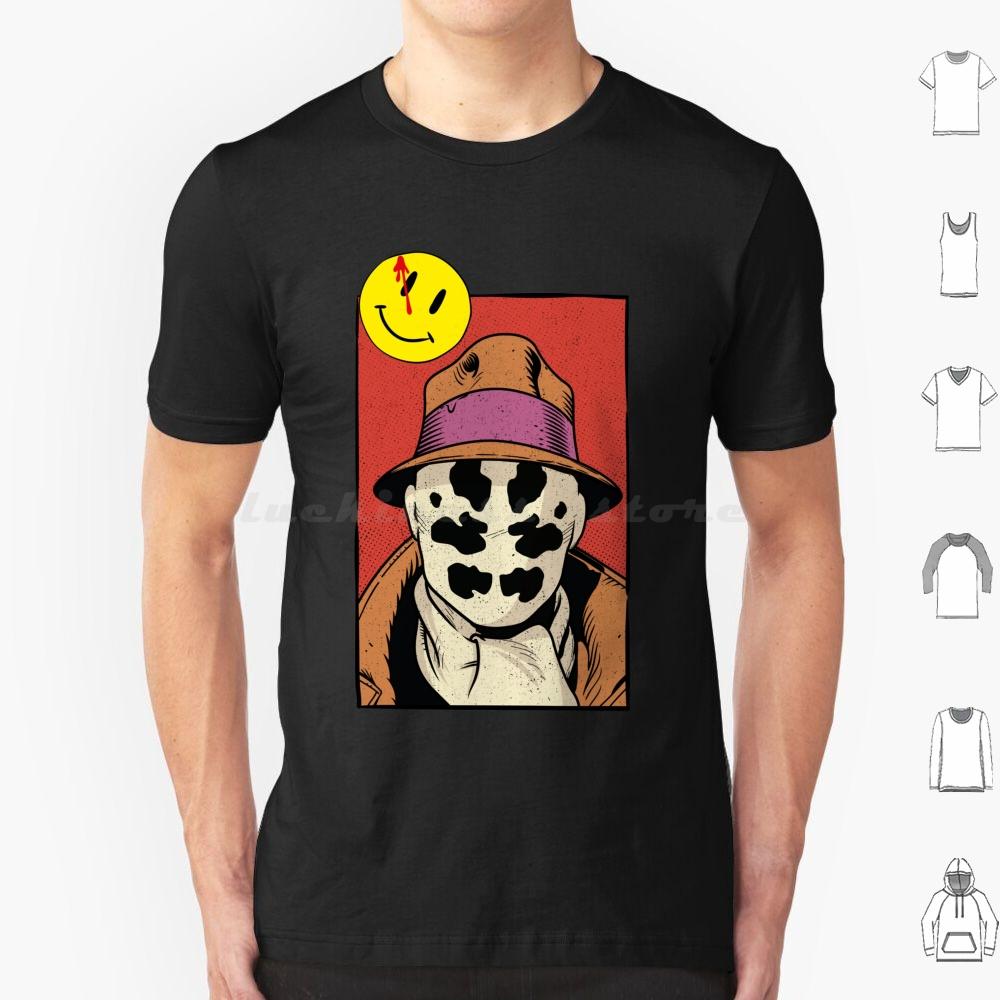 WatchmenRorschach T Shirt 6xl Cotton Cool Tee Rorschach Watchmen Comics Vintage Classic Retro Textured Comic Walter Joseph