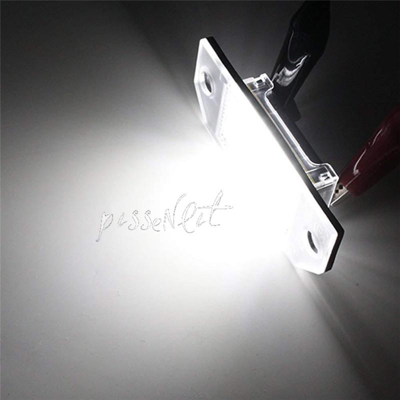 2pcs 12V 18LED 6000k Car LED Bulb License Plate Light Parking Lamp Car External Lights for Toyota Camry Yaris License Light Lamp