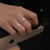 Ins Wind Niche Design Asterisk Ring Women's Simple Love Index Finger Ring Minimalist Fashion Ring