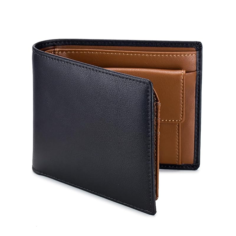 

[Yioufan] bifold wallet men s genuine leather Ultra thin soft real leather wallet for men RFID & magnetic skimming prevention large capacity Top-notch