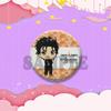 Kurisu Makise Mayuri Shiina Rintaro Okabe Cartoon Round Badge Anime Steins Gate Brooch Clothing Backpack Accessories Lapel Pins