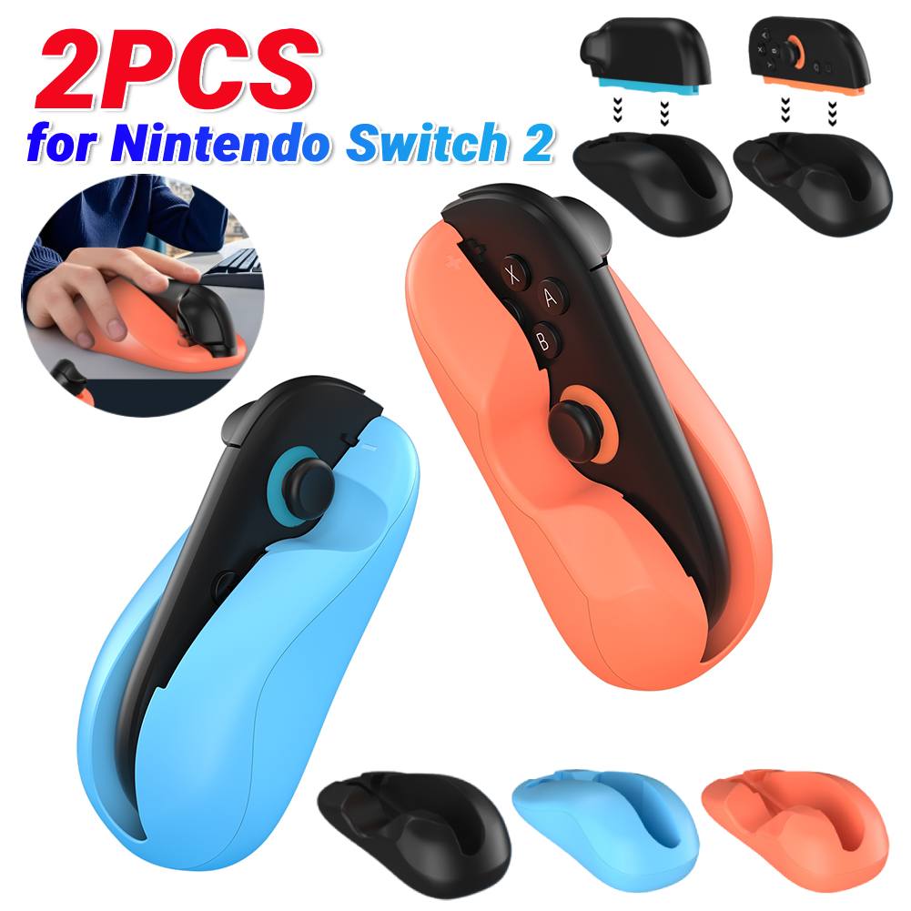 2PCS Gaming Controller Mouse Left+Right Controller Bracket Stand Holder Game Handle Case for Nintendo for Switch 2 Joy-Con