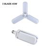 LED Bulb E27 220V Industrial Adjustable Foldable Fan Blade Light SMD2835 Home Decor Lamp Workshop Garage Lighting 30W 45W 60W