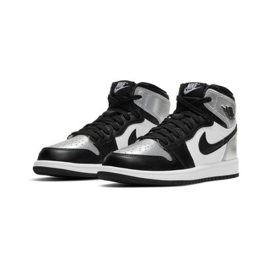 

Nike Air 1 Retro OG High Silver Toe 1 AJ1 Silver Toe CU0449-001 EU 35 чёрный