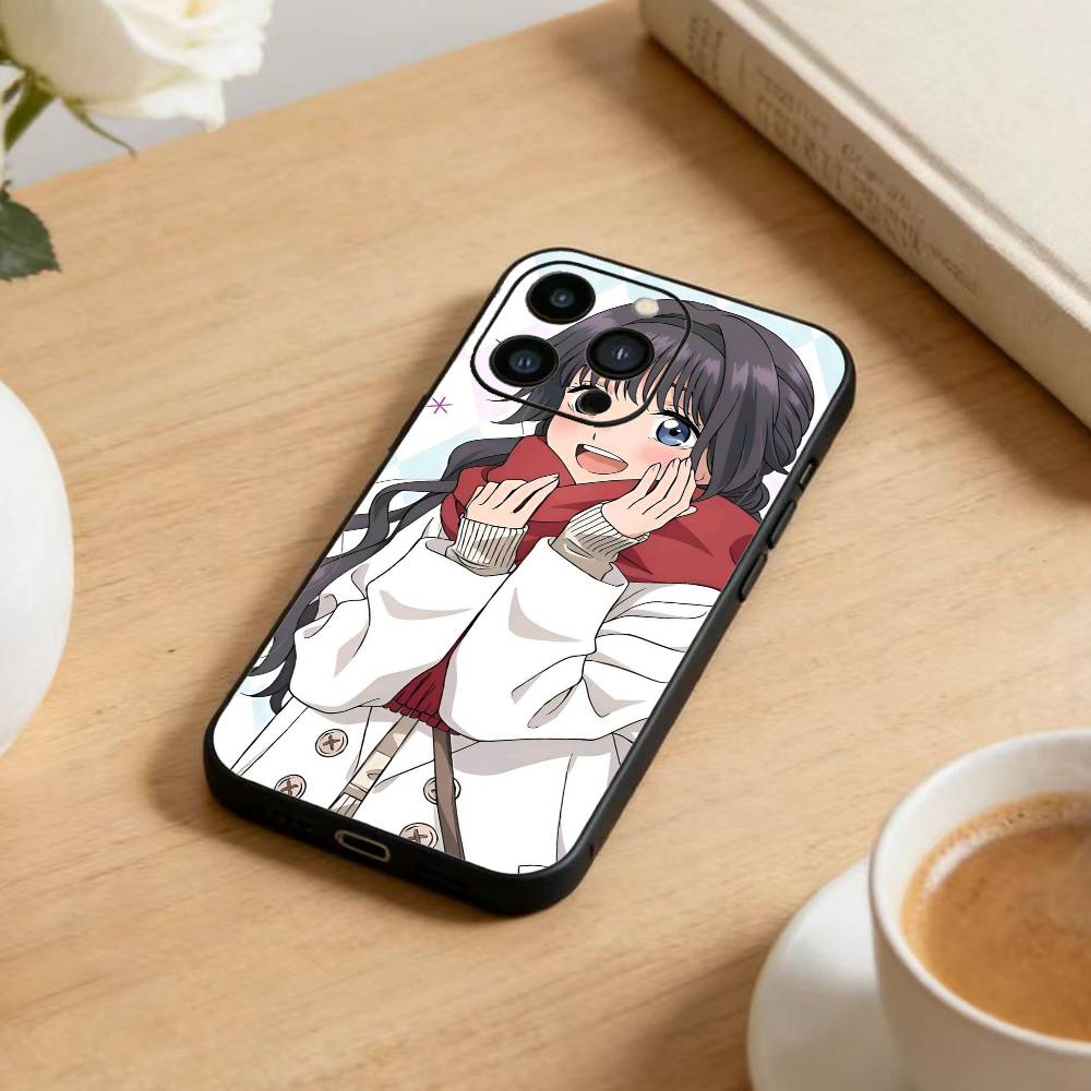 Rintaro Tsumugi K-Kaoruko Waguri Handyhülle Für iPhone 17 16 15 14 13 12 Max Plus Silikon Schwarze Hülle