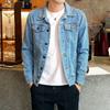 Spring Denim Jacket Men's Motorcycle Couple Jacket Korean Style Slim Fit Youth Student Denim Top Autumn Trend