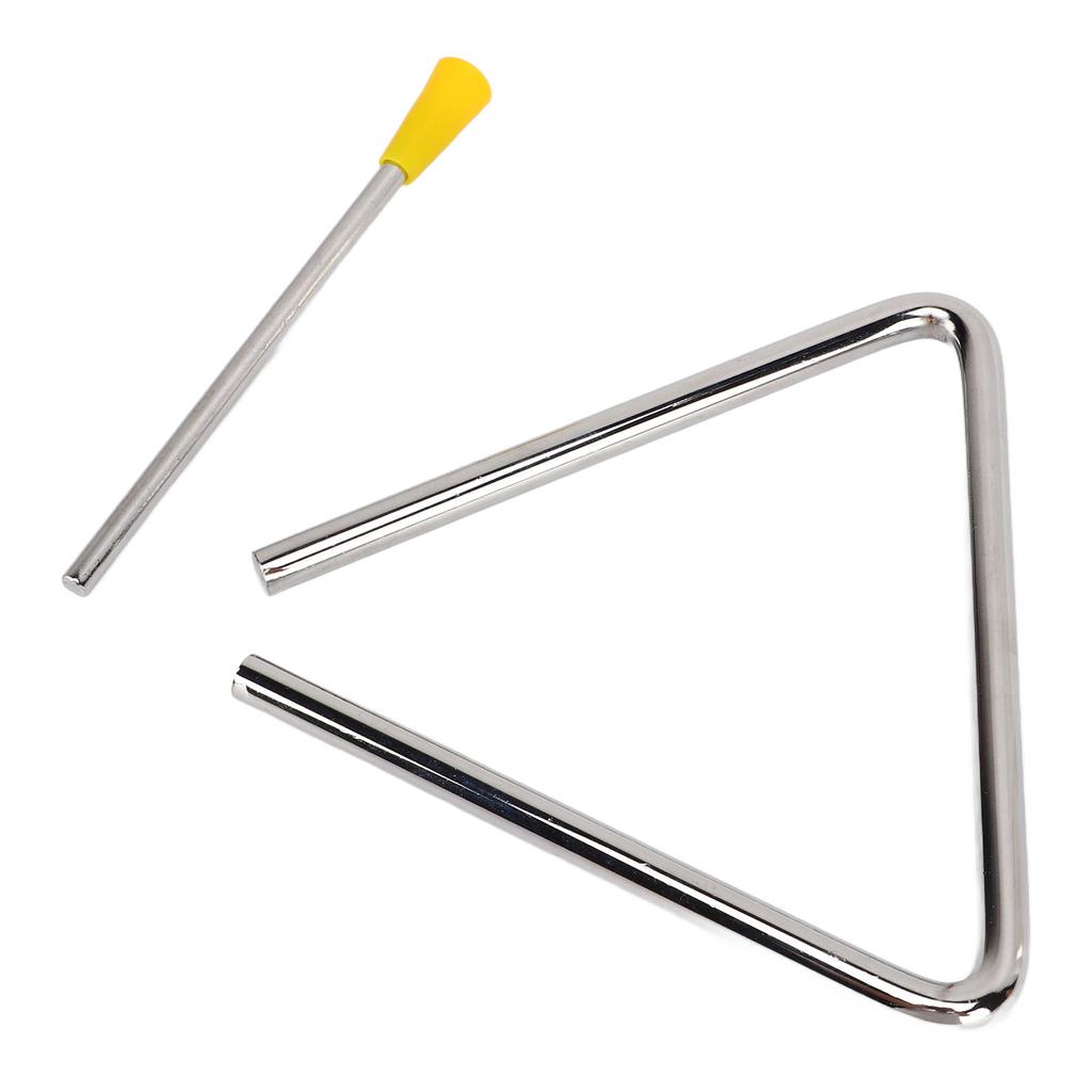 Triangle Hand Percussion Metal Easy Playing Delicate Playing Triangle Instrument with Striker