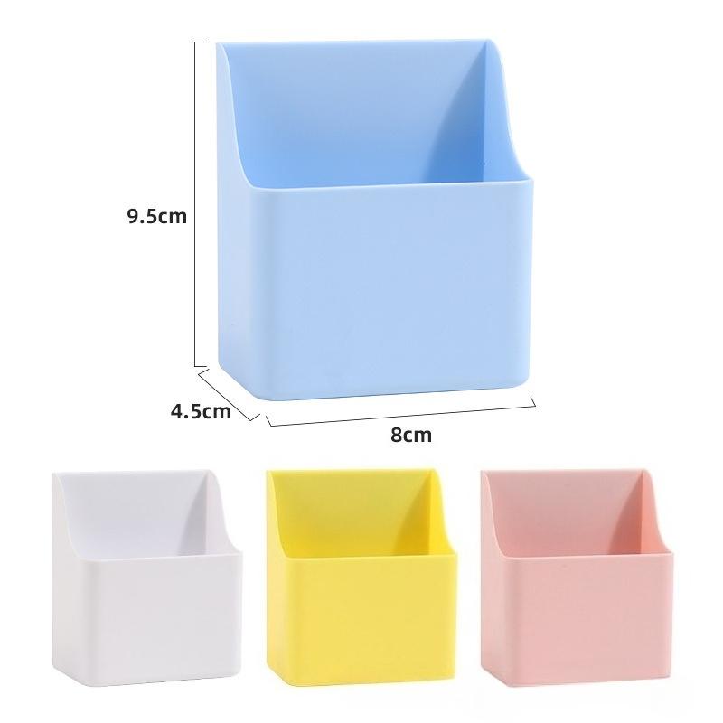 1pc Multi-color Magnetic Pen Holder Storage Box, Good Load-bearing Capacity, for Secure Attachment To Fridge, Whiteboard, Locker
