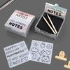 1 Set Rainbow Scratch Paper Mini Dazzling Laser Scratch Notes Cards  Cartoon Scratch Art Painting Card Kids DIY Drawing Toys