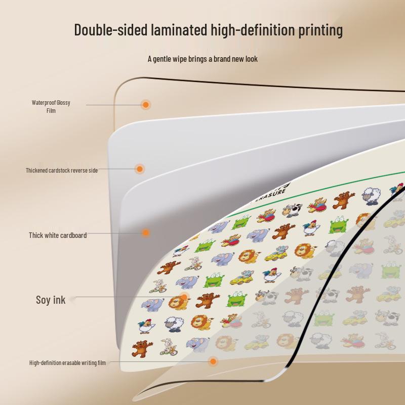 Kids' Focus Training Number Cancellation Cards: Educational Toys for Elementary Students