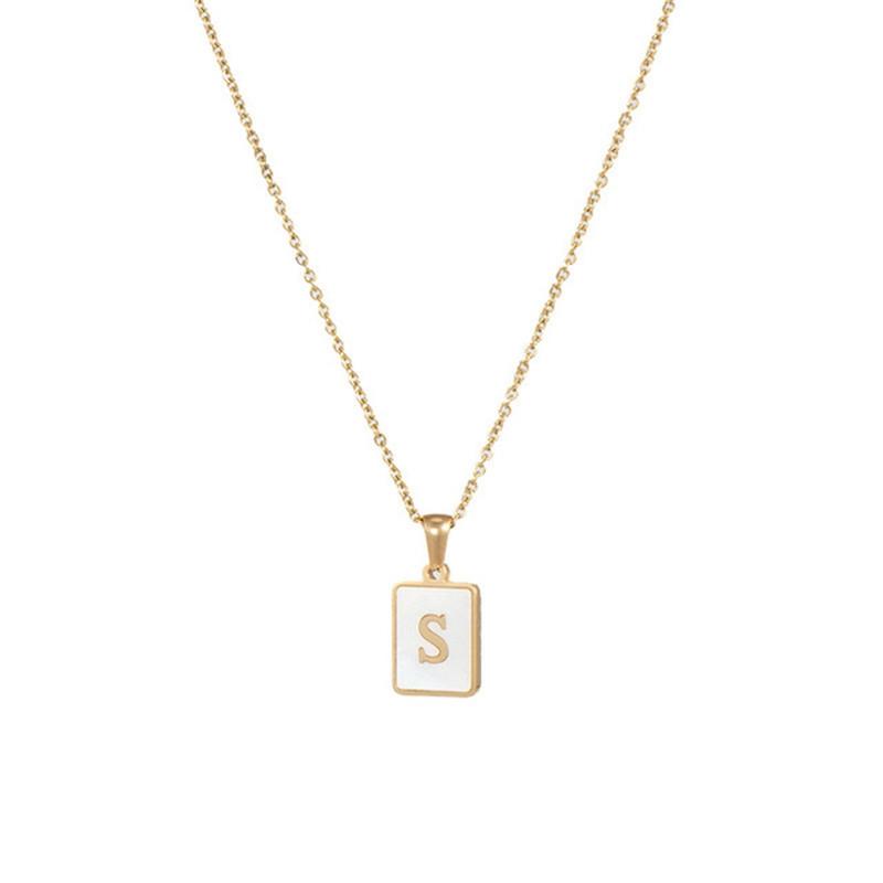 Pendant English Letters Chain Clavicle Necklace The Letter Necklace Accessories Creativity