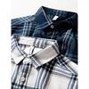 Gingham Shirt Men's Spring and Autumn Loose, Simple and All-Matching American Casual Vintage Shirt Pure Cotton Men's Long-Sleeved Top