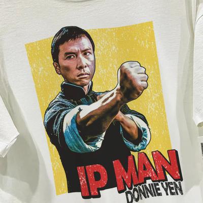 Ip Man Print Donnie Yen T-Shirt - Bruce Lee Mike Tyson Kampfsport Kung Fu