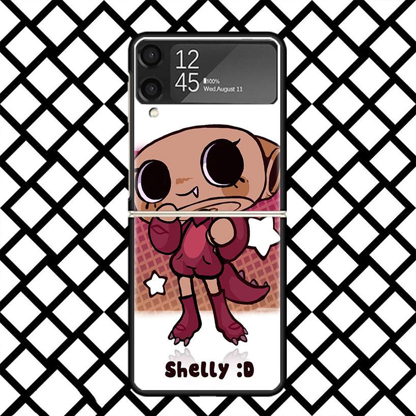 Game Dandys World Phone Case For Samsung Z Flip 7 6 5 4 3 Galaxy ZFLIP7 ZFlip6 5G Flip5 Flip4 Flip3 5g Black Hard Cover