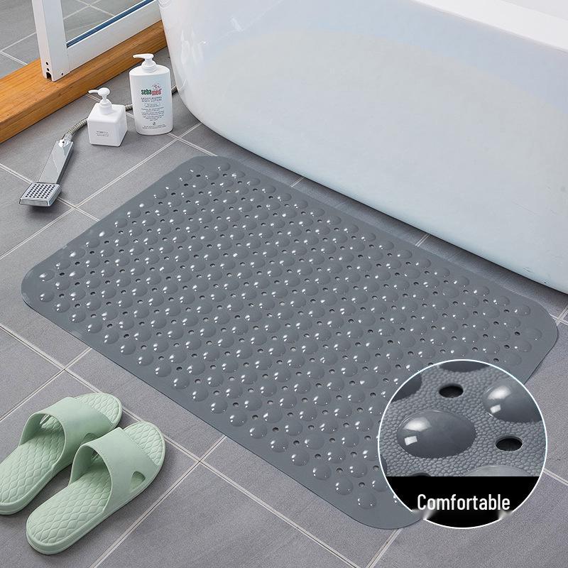 PVC Non-Slip Bathroom & Shower Mat - Water-Resistant for Home, Hotel, Pool, Toilet, Floor.