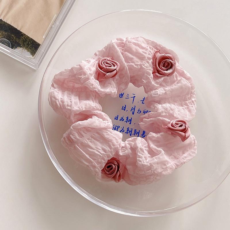 Women's Fresh Intestine Hair Tie: Gentle, Versatile, Sweet & Cute for Damage-free, Stylish Buns this Summer