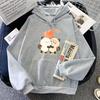 Raccoon Hug Love Heart Graphic Hoodies Kawaii Cartoon Printing Girls Sweatshirts Long Sleeve Men Pullovers Hooded
