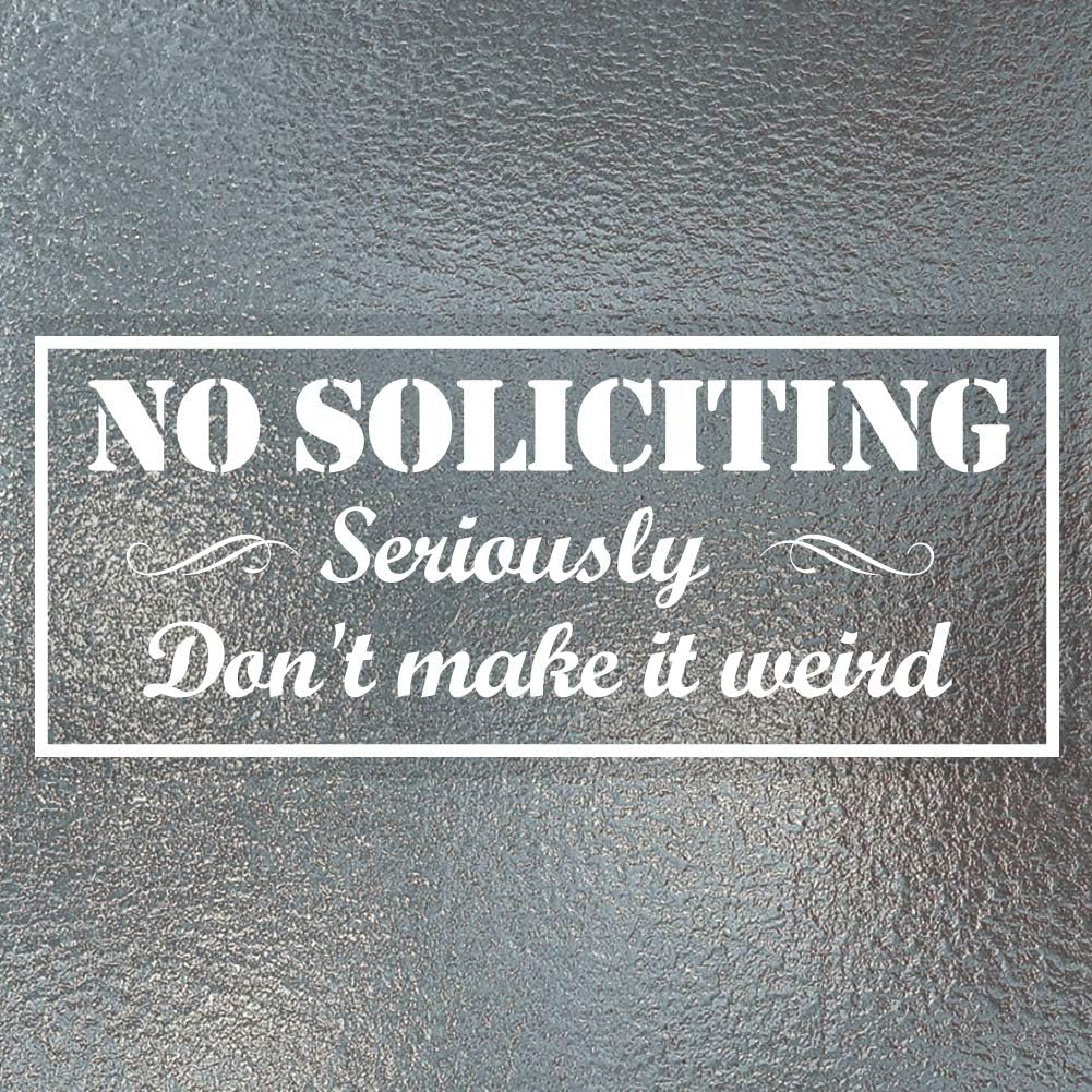 WaaHome Набор из 2 наклеек на окно «Не беспокоить» 7,5x17,5 см Знак «Не беспокоить» для дома, окна, двери, бизнеса Clear Funny