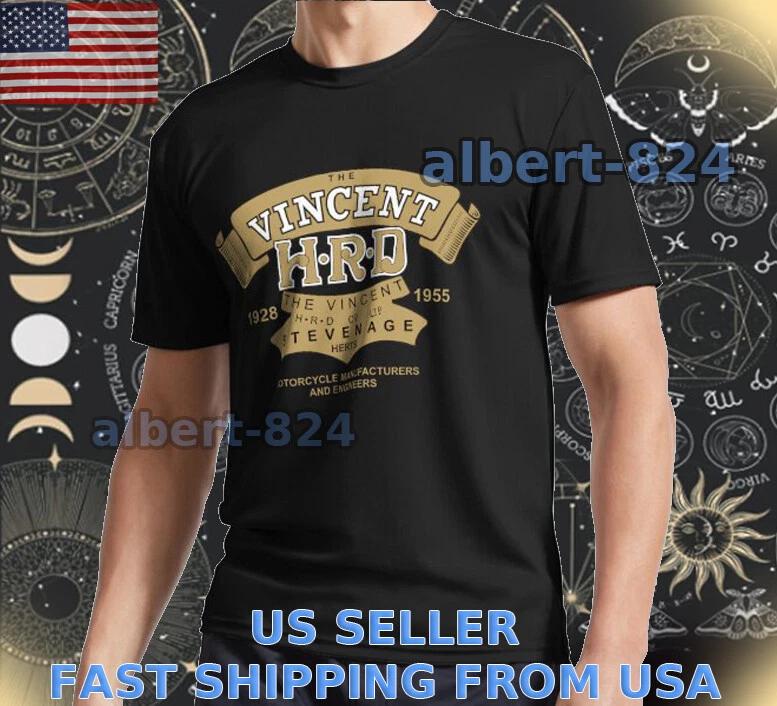 

NEW SHIRT VINCENT HRD MOTORCYCLE LOGO T shirt FUNNY AMERICAN SIZE S TO 5XL 4XL
