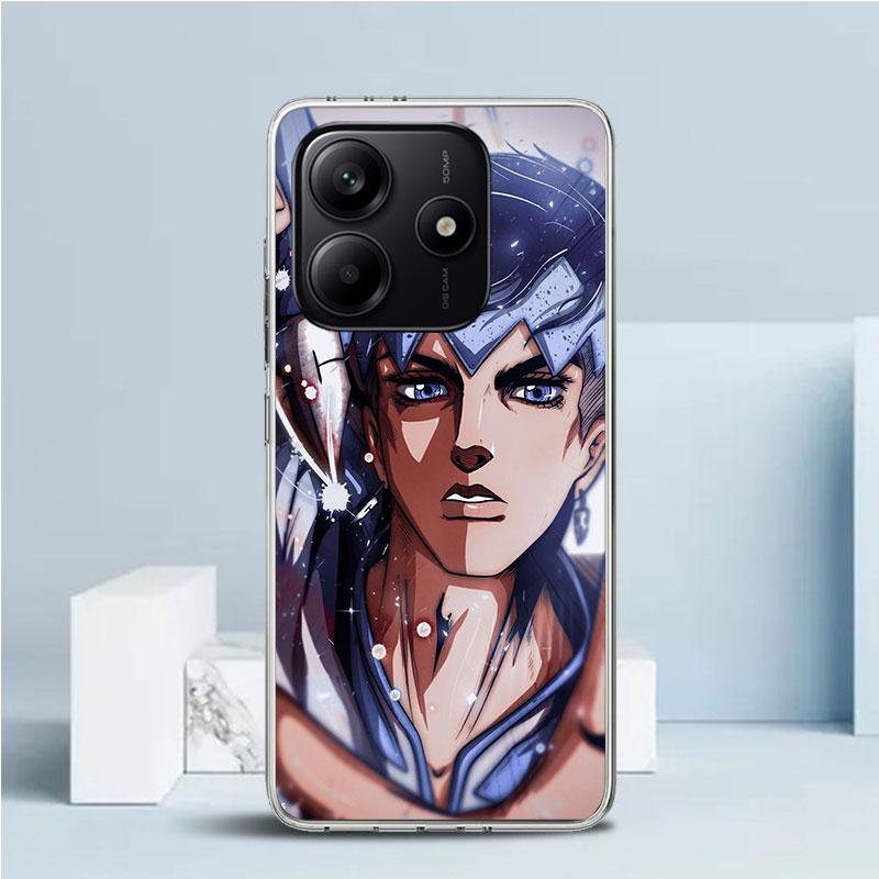 JoJo Adventure Rohan Kishibe Soft Cover for Xiaomi Redmi Note 15 14 13 12 Pro Plus Phone Case 14S 11S 11T 11E 10S 10 4G Pattern