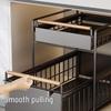Yunshuang Under Sink Double-Layer Pull-Out Cabinet Organizer