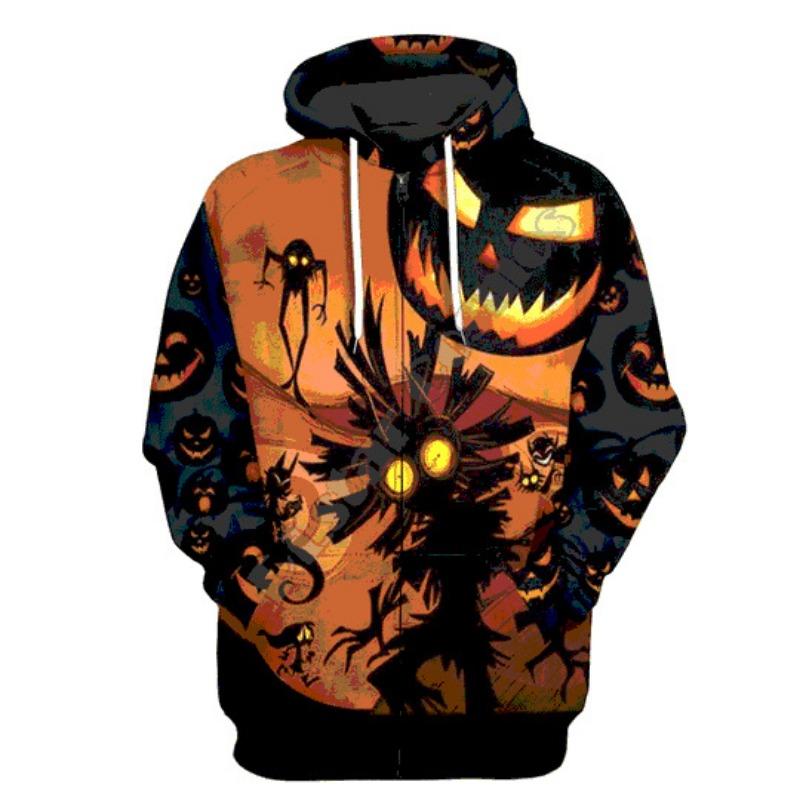 Spring and Autumn Men's Long Sleeve Hoodie Creative 3D Digital Print Zipper Cardigan Top Sweater