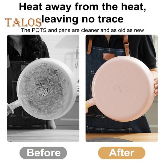 Gas Stove Heat Diffuser with Removable Handles Anti-Scald Handle Even Heat Distribution Multi-Purpose Flame Guard for Stewing Frying Camping Reducer