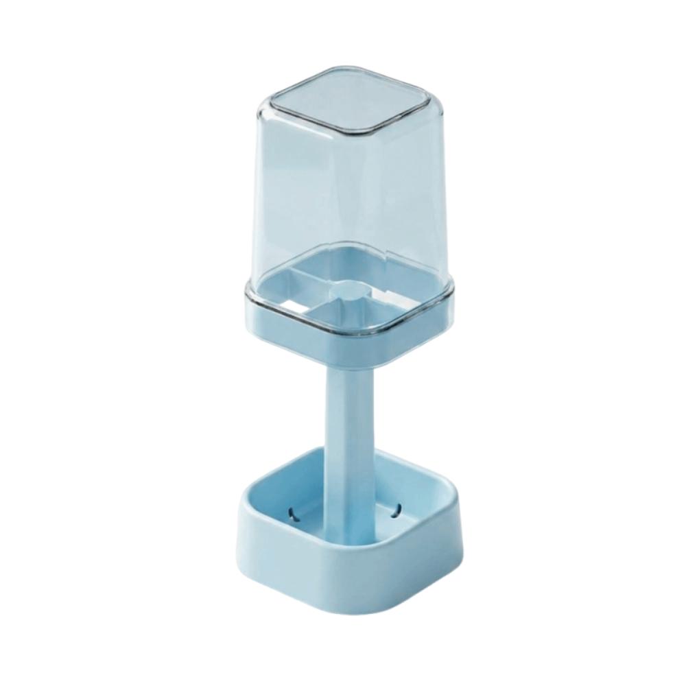 Dustproof Toothbrush Holder All-in-One with Lid Mouthwash Cup Multi-functional Portable Toothbrush Organizer Couple синий