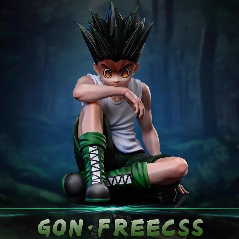 

Аниме-периферия Hunter×Hunter двумерная модная игрушка сидячие Киллуа и Гон статуя GK настольная модель для демонстрации